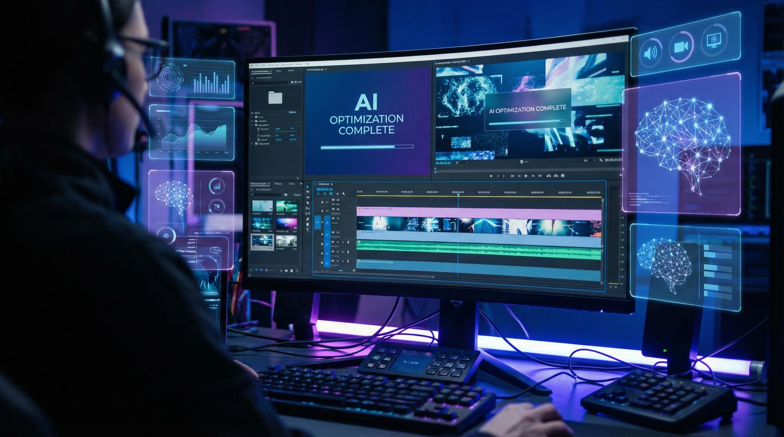 黑丝 AI视频剪辑演示